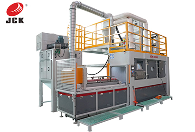 模具噴砂機廠家-圓管內外壁自動清理噴砂機