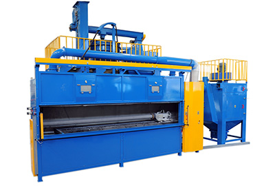 金屬圓管噴砂清理機