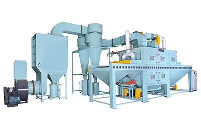 大型隔震減震鋼板專用噴丸清理機
