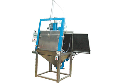 非標(biāo)半自動(dòng)圓盤(pán)不銹鋼水噴砂機(jī)