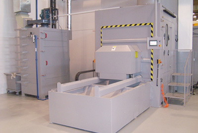 非標(biāo)自動(dòng)轉(zhuǎn)盤(pán)噴砂機(jī)